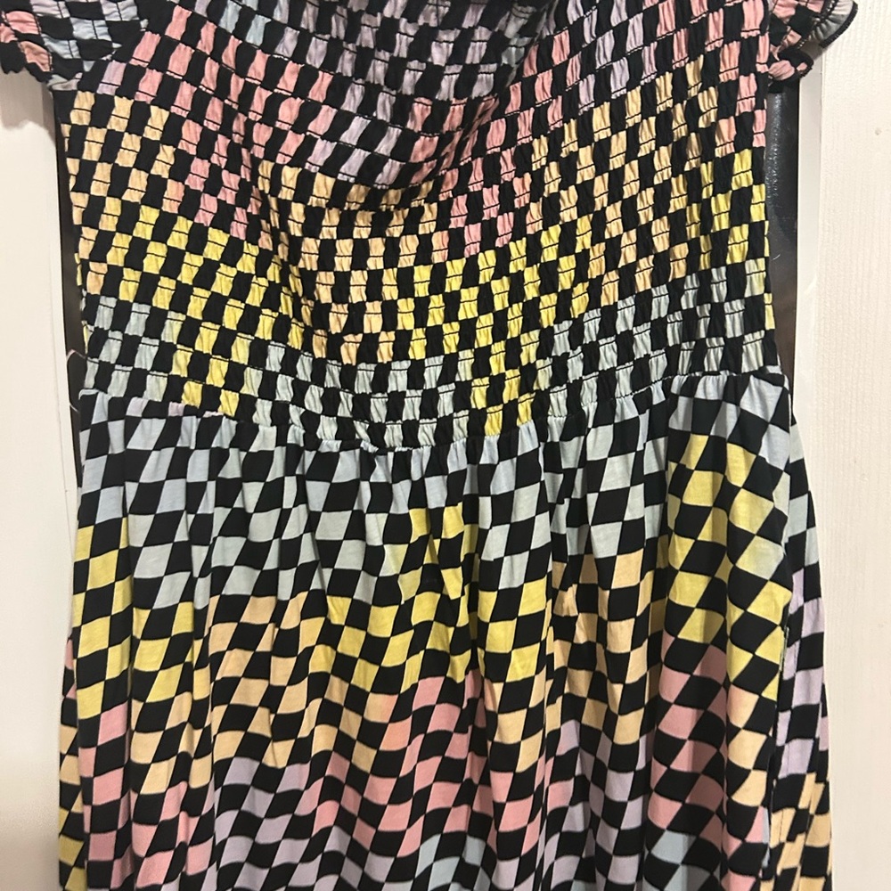 Colorful Checkered Dress - Picture 2 of 6